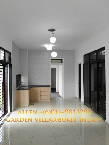 garden villa cluster corner at taman bukit indah for rent Photo 2