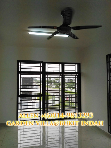 garden villa cluster corner at taman bukit indah for rent Photo 7