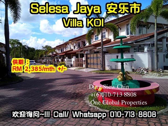 selesa jaya, villa koi,  2 storey cluster house Photo 1