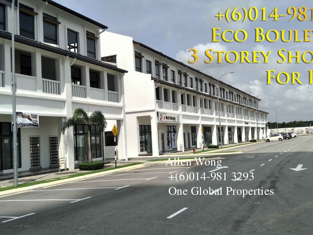 eco boulevard - 3 storey shoplot@eco botanic for rent Photo 1