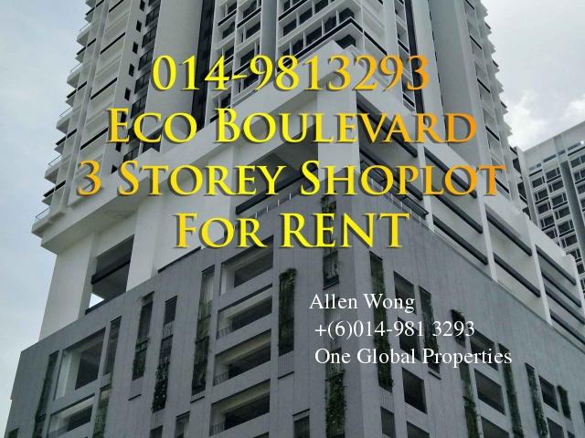 eco boulevard - ground floor shoplot@eco botanic for rent Photo 11